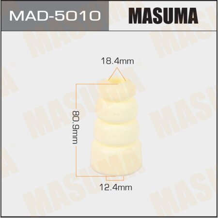 Shock absorber bump stop Masuma, 12.4x18.4x80.9, MAD-5010