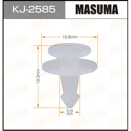 Retainer clip Masuma plastic, KJ-2585