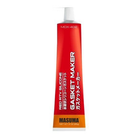 Hi-temp silicone gasket maker sealant Masuma, red, 85g, MOX-402