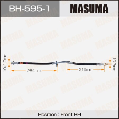 Brake hose Masuma, BH-595-1