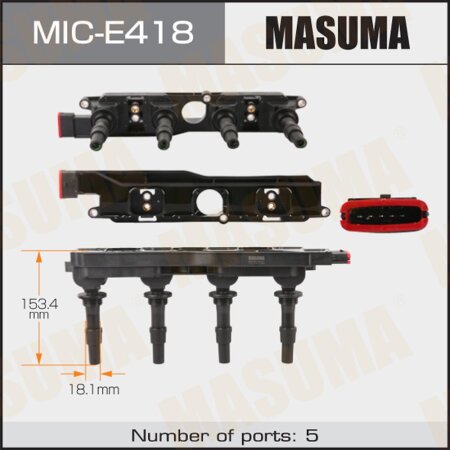 Ignition coil Masuma, MIC-E418