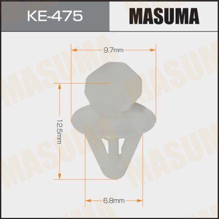 Retainer clip Masuma plastic, KE-475