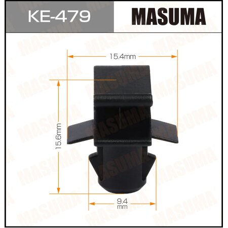 Retainer clip Masuma plastic, KE-479