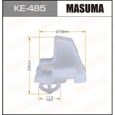 Retainer clip Masuma plastic, KE-485