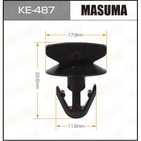 Retainer clip Masuma plastic, KE-487