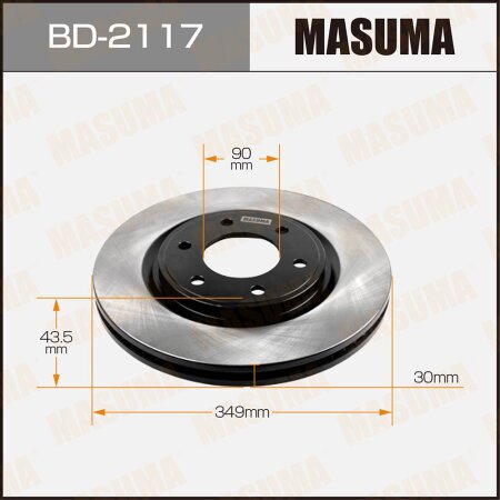 Brake disk Masuma, BD-2117