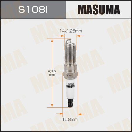 Spark plug Masuma iridium LTR6AI-9, S108I