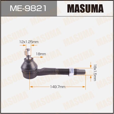 Tie rod end Masuma, ME-9821