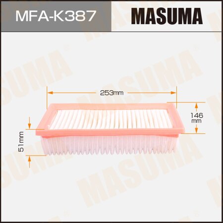 Air filter Masuma, MFA-K387