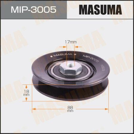 Drive belt tensioner pulley Masuma, MIP-3005