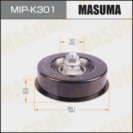 Drive belt tensioner pulley Masuma, MIP-K301