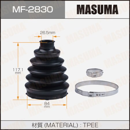 CV Joint boot Masuma (plastic), MF-2830