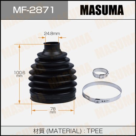 CV Joint boot Masuma (plastic), MF-2871