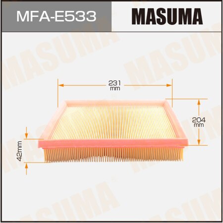 Air filter Masuma, MFA-E533