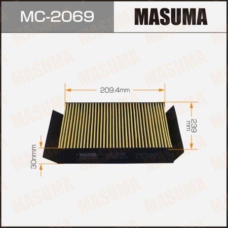 Cabin air filter Masuma, MC-2069