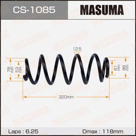 Coil spring Masuma, CS-1085