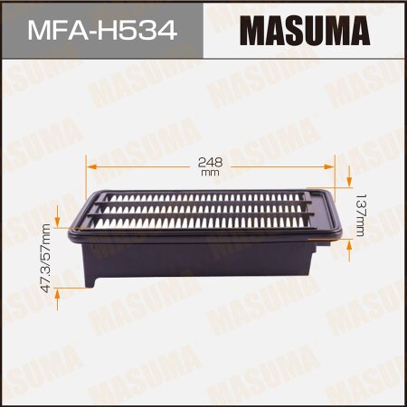 Air filter Masuma, MFA-H534