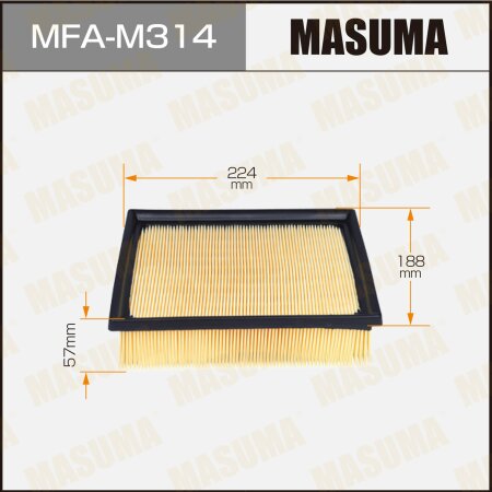 Air filter Masuma, MFA-M314