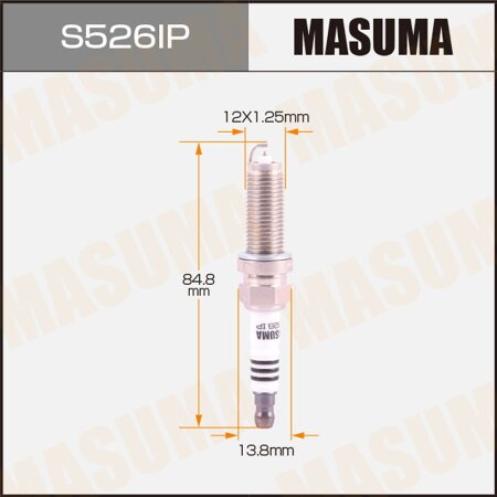 Spark plug Masuma iridium+platinum ILZKAR7E11S, S526IP