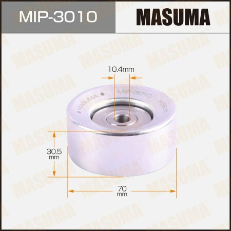 Drive belt idler pulley Masuma, MIP-3010