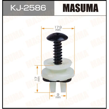 Retainer clip Masuma plastic, KJ-2586