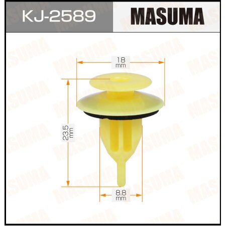 Retainer clip Masuma plastic, KJ-2589