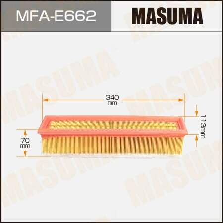 Air filter Masuma, MFA-E662