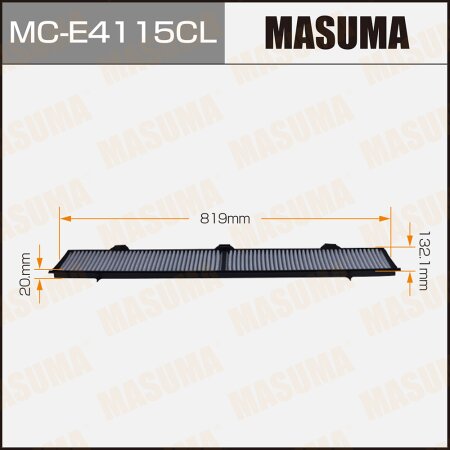 Cabin air filter Masuma charcoal, MC-E4115CL