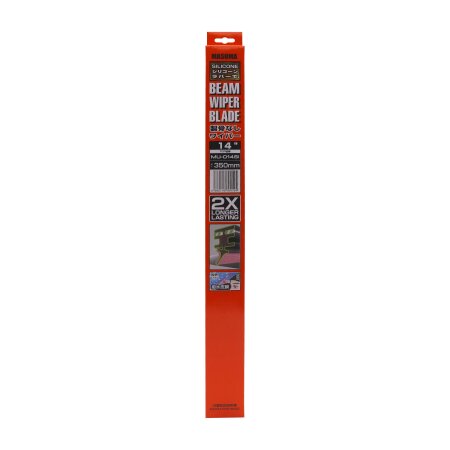 Wiper blade Masuma 14" (350mm) frameless, silicone, 13 mount, MU-014Si