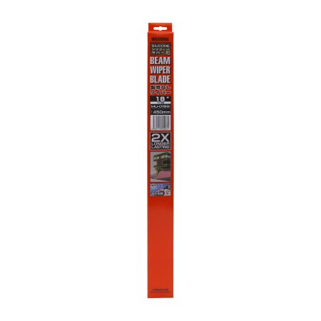 Wiper blade Masuma 18" (450mm) frameless, silicone, 13 mount, MU-018Si