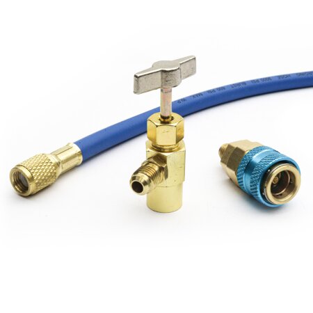 AC recharge hose Masuma with gauge, PR-134