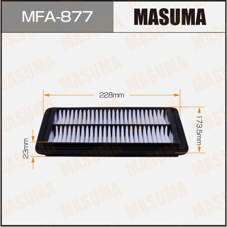 Air filter Masuma, MFA-877