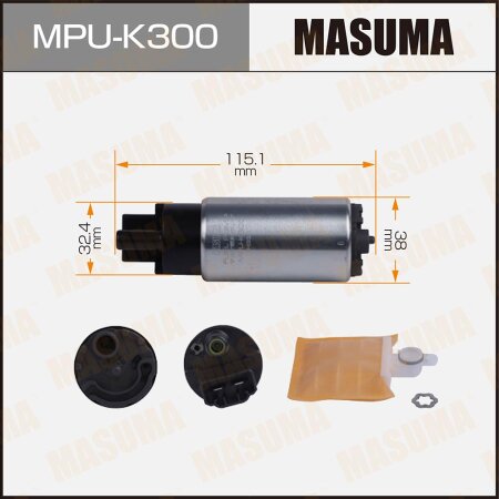 Fuel pump Masuma 100 LPH, MPU-K300