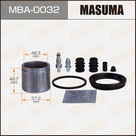 Brake caliper repair kit Masuma with piston d-57.2, MBA-0032