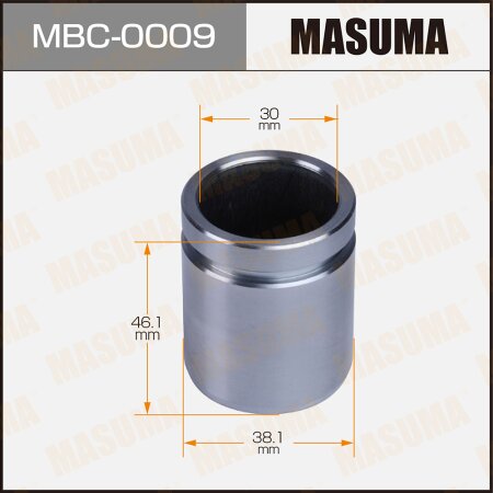 Brake caliper piston Masuma d-38.1, MBC-0009