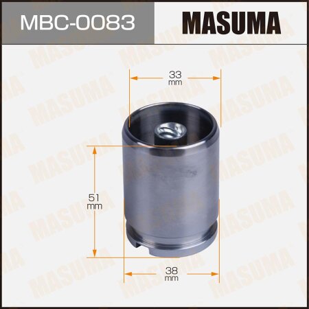 Brake caliper piston Masuma d-38, MBC-0083