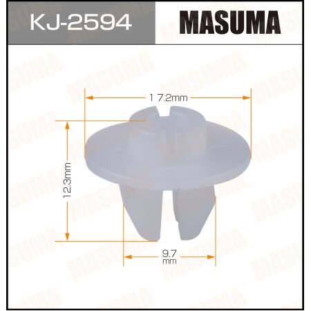 Retainer clip Masuma plastic, KJ-2594