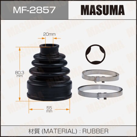 CV Joint boot Masuma (rubber), MF-2857