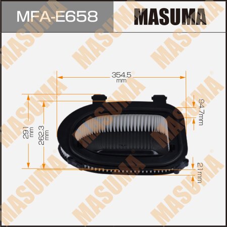 Air filter Masuma, MFA-E658