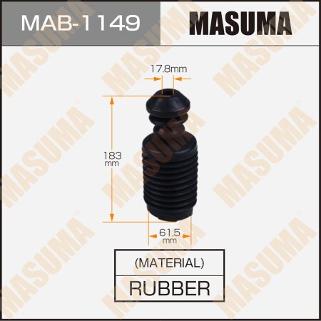 Shock absorber boot Masuma (rubber), MAB-1149