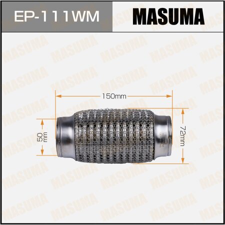 Flex pipe Masuma wiremesh 50x150, EP-111wm