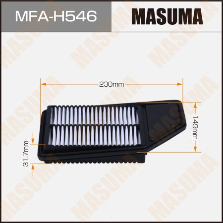 Air filter Masuma, MFA-H546