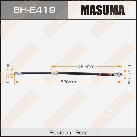 Brake hose Masuma, BH-E419