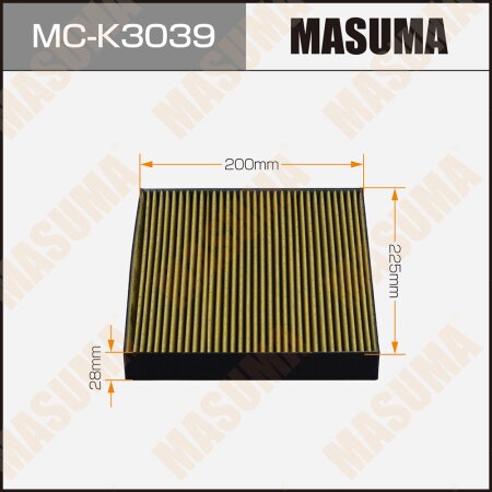 Cabin air filter Masuma, MC-K3039