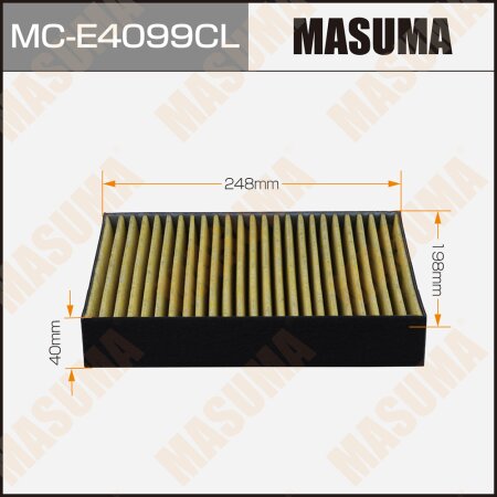 Cabin air filter Masuma charcoal, MC-E4099CL