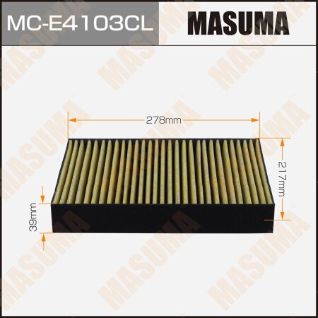 Cabin air filter Masuma charcoal, MC-E4103CL