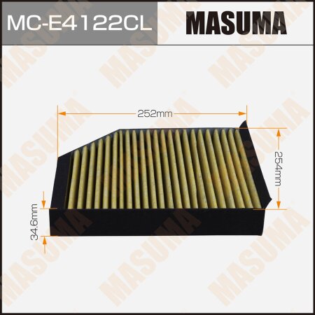 Cabin air filter Masuma charcoal, MC-E4122CL