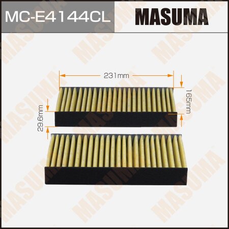 Cabin air filter Masuma charcoal, MC-E4144CL