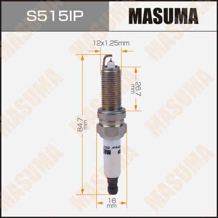 Spark plug Masuma iridium+platinum SILZKR8E8G, S515IP