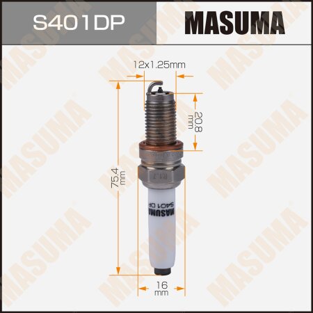 Spark plug Masuma platinum+platinum PKER7A8EGS, S401DP